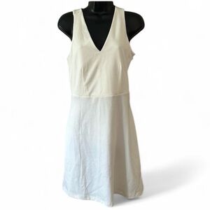 GAP T strap White Dress size 4